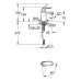 Смеситель для раковины Grohe Eurosmart cosmopolitan S-Size 2337600E
