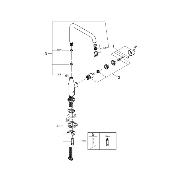 Grohe Essence Смеситель для кухни (30269AL0)
