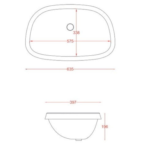 Керамическая раковина 63 см Artceram Plettro, white glossy (PTL004 01;00)
