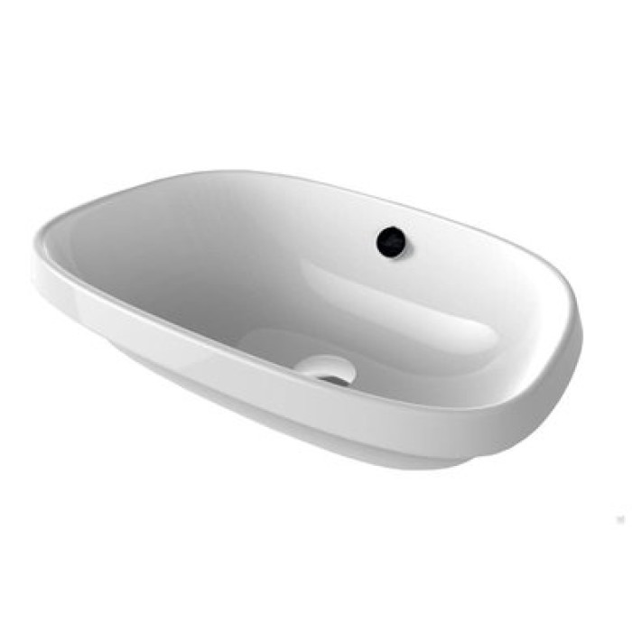 Керамическая раковина 63 см Artceram Plettro, white glossy (PTL004 01;00)