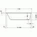 Daro ванна прямоугольная 170 см 700141000000000 в интернет-магазине «Estet Room»