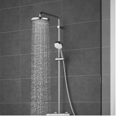 Плитка керамогранит Grohe Tempesta Cosmopolitan System 210 Душевая система с термостатом для ванны (26223001) для пола