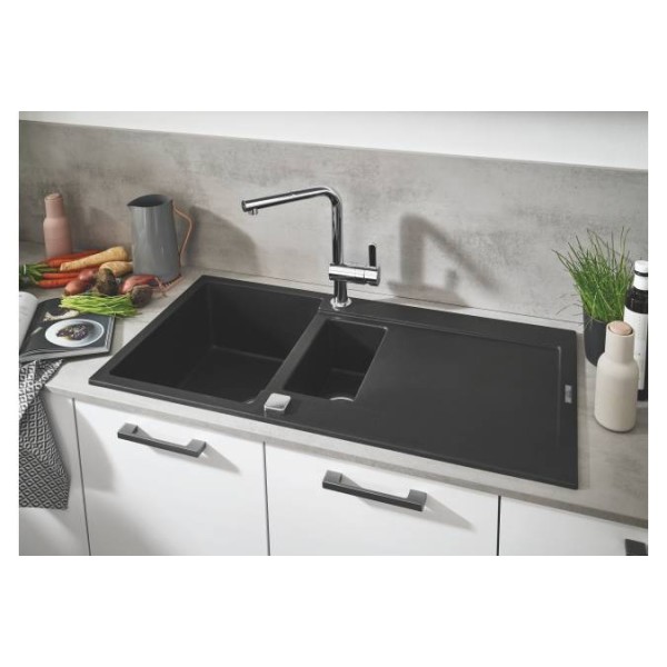 Мойдка для кухни Grohe 1000х500 мм, Granite Black (31646AP0)