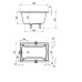 Ванна Ravak CLASSIC 120x70 C861000000 Ванна Ravak CLASSIC 120x70 C861000000