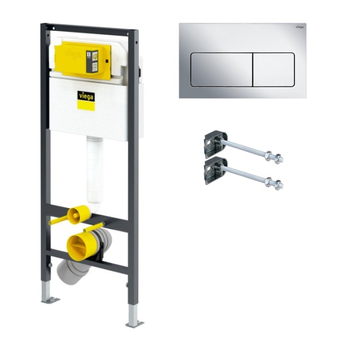 Комплект инсталляции для унитаза 3в1 Viega Prevista Dry 771973