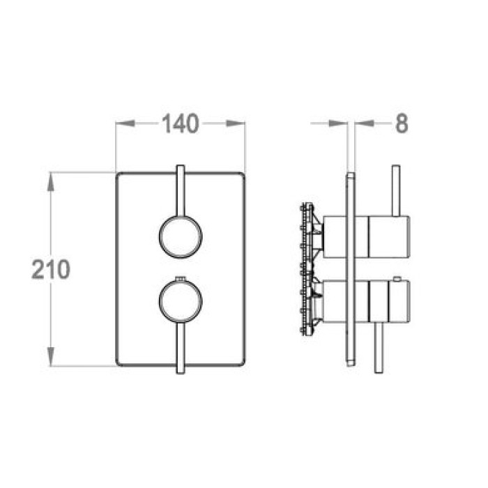 Смеситель для душа Fir Dynamica 88 (88.8018.8.10.00)