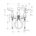 Смеситель для раковины Hansgrohe Metris Classic 31073000 Смеситель для раковины Hansgrohe Metris Classic 31073000