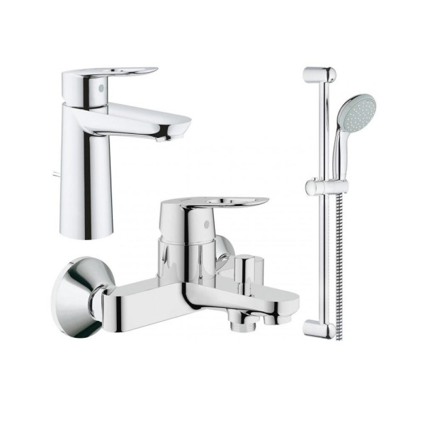 Grohe Набор смесителей BAU LOOP 3 в 1 для ванны (123215М)