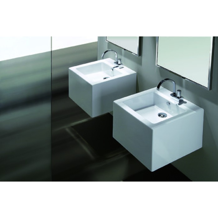 Керамическая раковина 50 см Simas Frozen, bianco glossy FZ 13 Керамическая раковина 50 см Simas Frozen, bianco glossy FZ 13