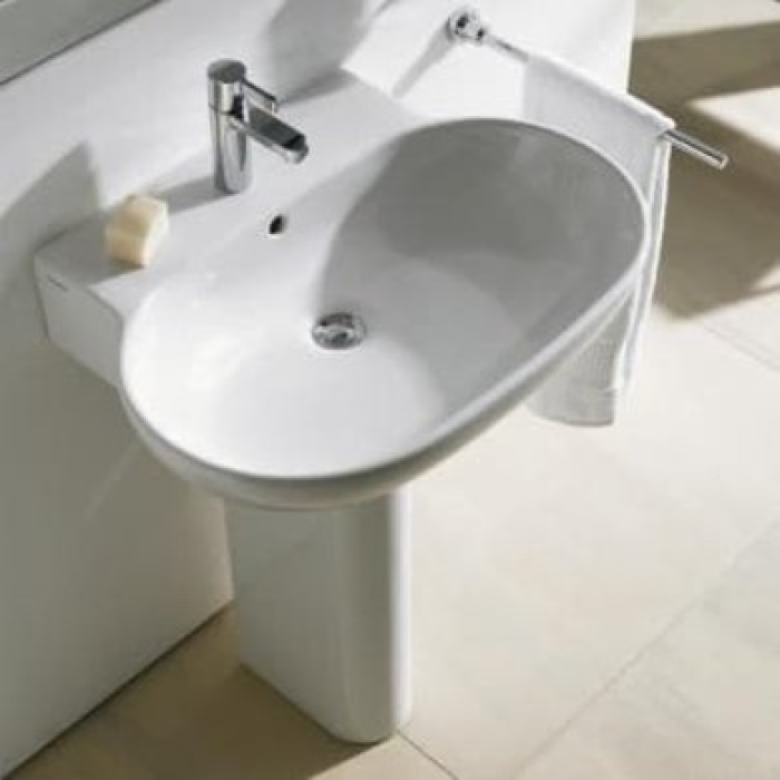 Плитка керамогранит Керамическая раковина 70 см Duravit Bathroom Foster 0419700000 для пола