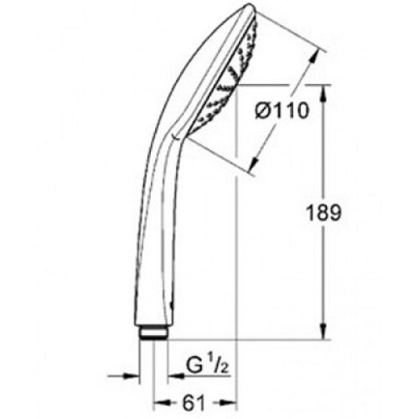 Ручной душ Grohe Euphoria Mono 1 27265000