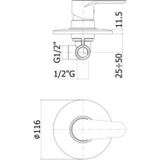 Смеситель Paffoni Green (GR010CR)