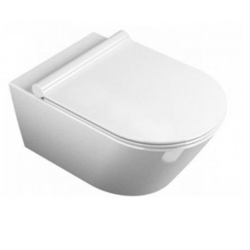 Подвесной безободковый унитаз Catalano New Zero NewFlush, bianco satinato
