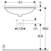 Умывальник встраиваемый под столешницу Geberit VariForm 500.757.01.2