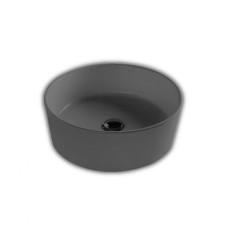 Керамическая раковина 44 см Hatria Happy Hour 7:00, антрацит (A0YxSK08)