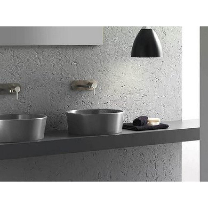 Керамическая раковина 44 см Hatria Happy Hour 7:00, антрацит (A0YxSK08)