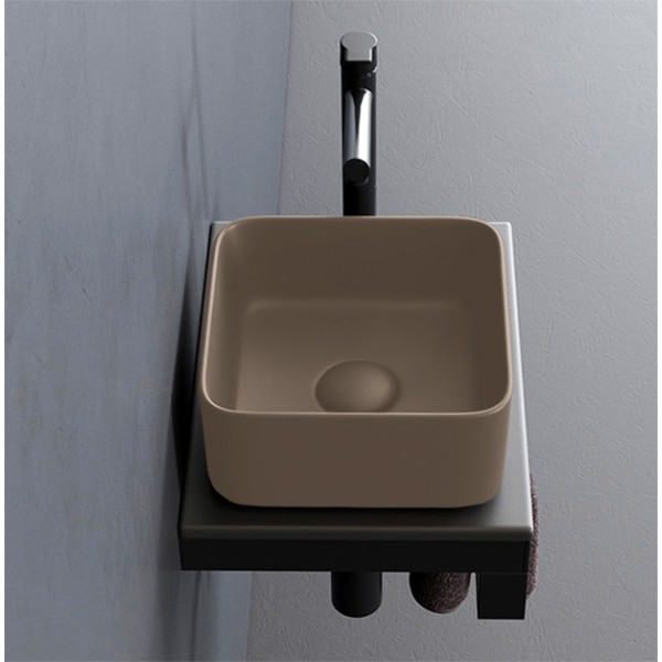 Раковина накладная 25 см Cielo Shui Comfort Minimo