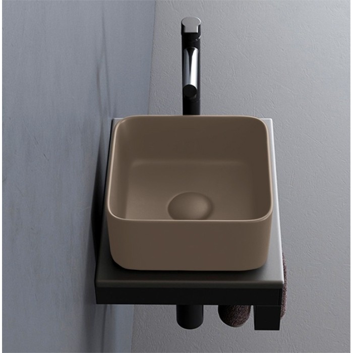 Раковина накладная 25 см Cielo Shui Comfort Minimo