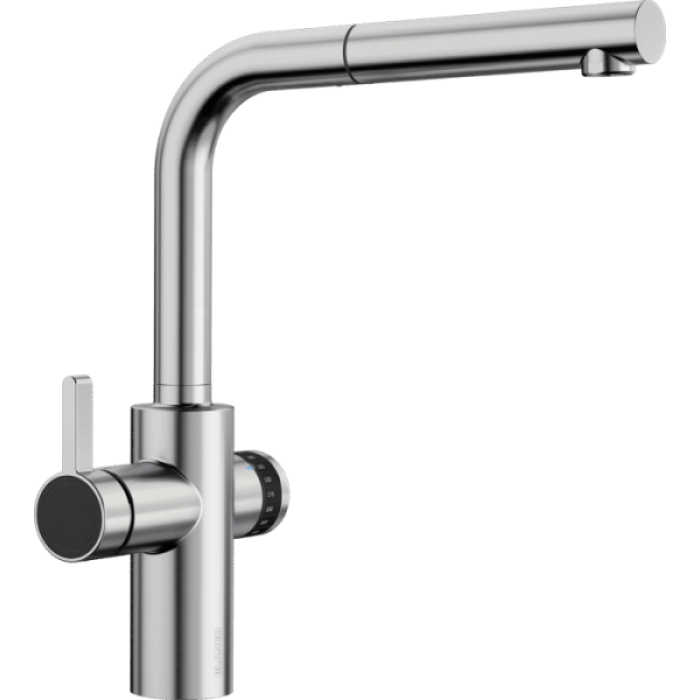 Смеситель кухонный Blanco EVOL-S Volume управления слева нерж сталь 525213