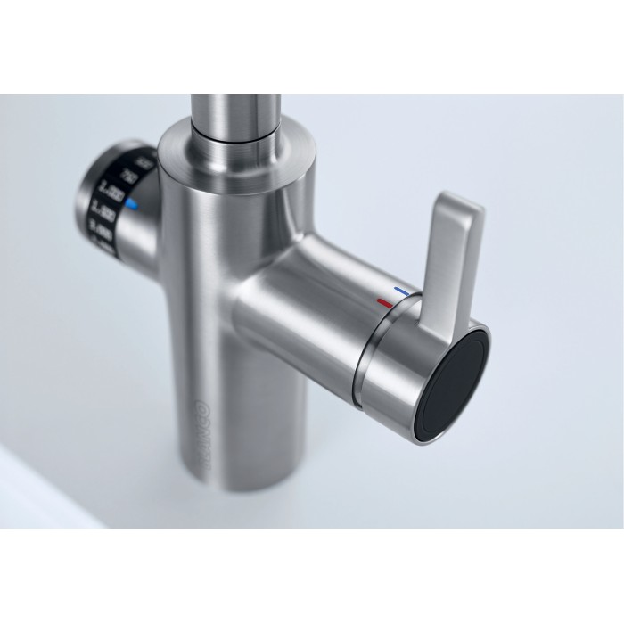 Смеситель кухонный Blanco EVOL-S Volume управления слева нерж сталь 525213