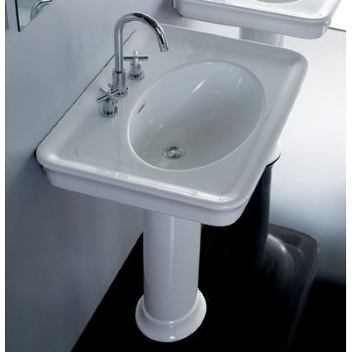 Керамическая раковина 75 см Hatria Dolcevita, белый (Y0EJ01)