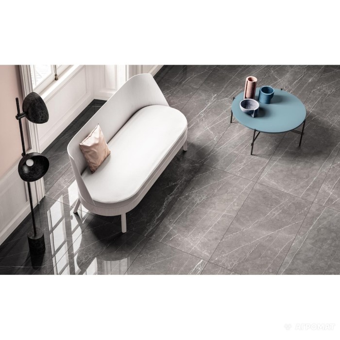 Керамогранит GRANITI FIANDRE AL PIETRA GREY LUCIDO 8×1200×600 под мрамор