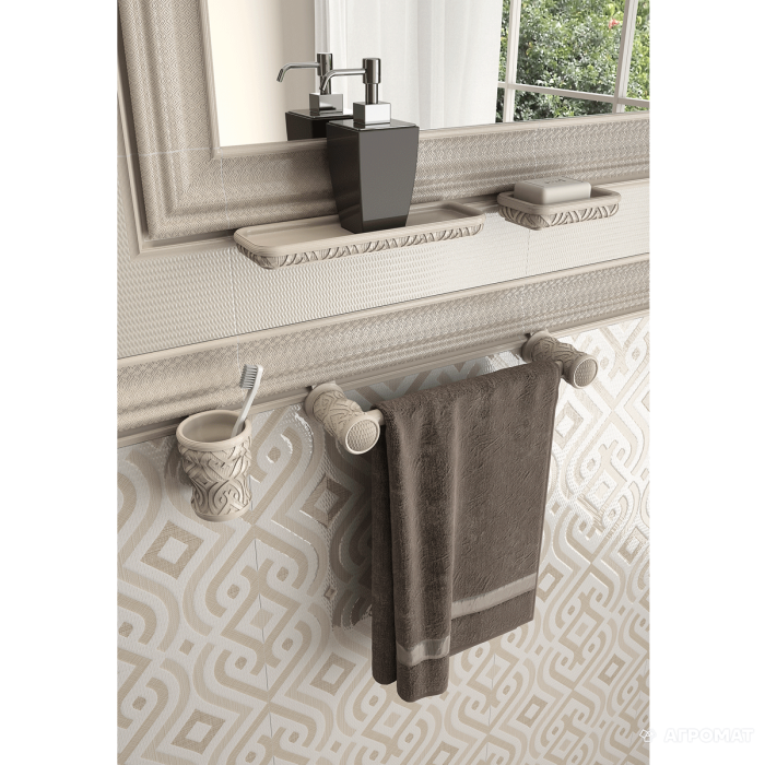 Плитка ITT CERAMIC Couture DECOR BEIGE 12×1198×398