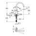 Смеситель для кухни Grohe Eurosmart cosmopolitan 32843000