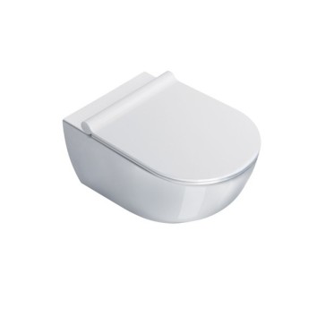 Подвесной безободковый унитаз с крышкой Catalano Sfera NewFlush