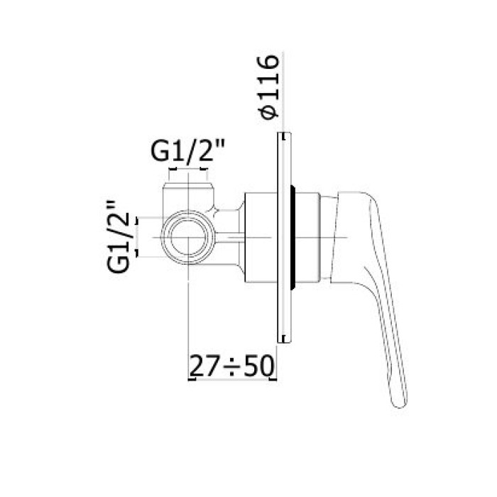 Смеситель Paffoni Nettuno (NT010CR) Смеситель Paffoni Nettuno (NT010CR)