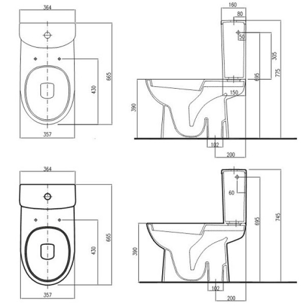 Унитаз Kolo Nova Pro Rimfree (M39038000) с сиденьем Soft Close