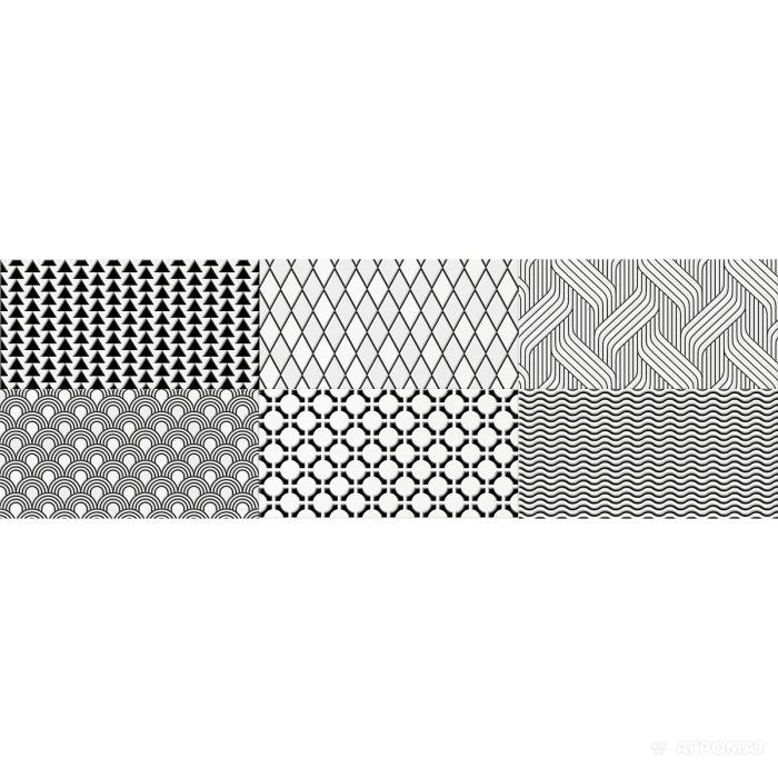 Плитка Super Ceramica Cameleonte NEGRO MIx 8×600×200