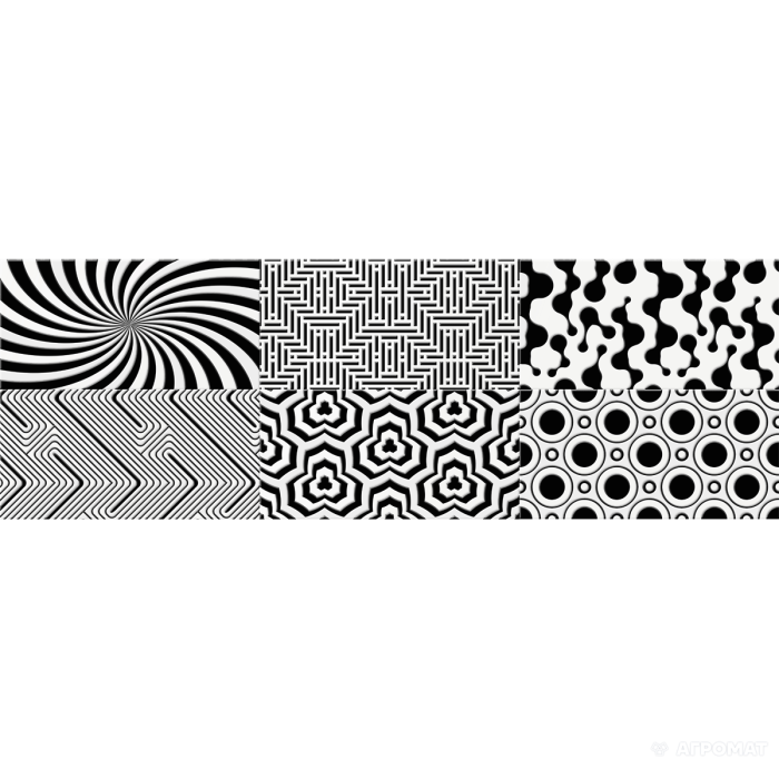 Плитка Super Ceramica Cameleonte NEGRO MIx 8×600×200