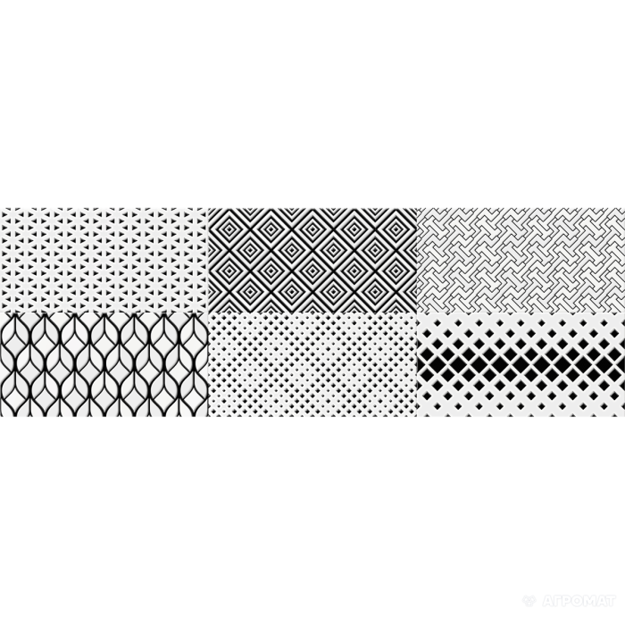 Плитка Super Ceramica Cameleonte NEGRO MIx 8×600×200