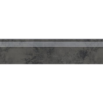 Сходинка Opoczno Pl+ Quenos Graphite Steptread 29,8x119,8 см