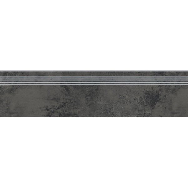 Ступень Opoczno QUENOS GRAPHITE STEPTREAD 8×1198×298 под бетон