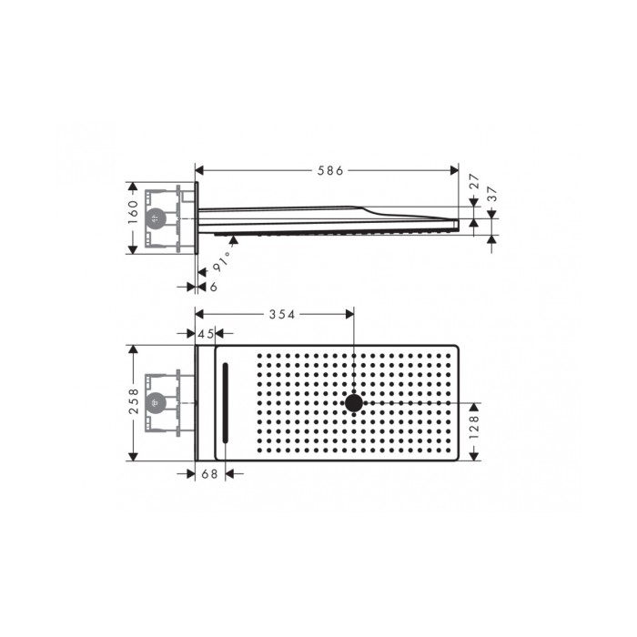 Верхний душ Hansgrohe Rainmaker Select 24011400