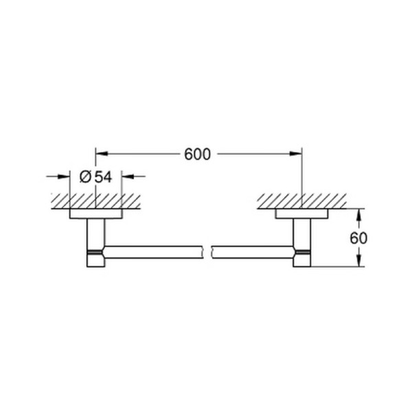 Grohe Essentials Держатель для полотенца (40366001)