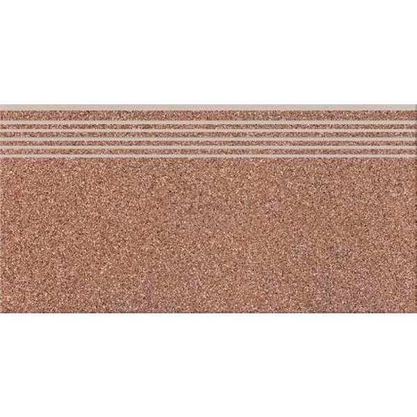 Керамогранит Cersanit MILTON BROWN STEPTREAD ступень 8×598×298 под камень