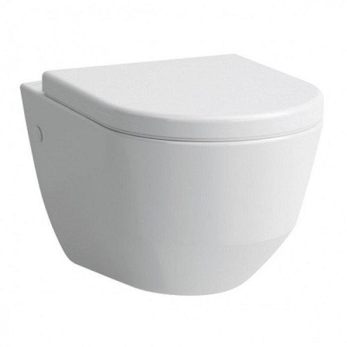 Унитаз подвесной укороченный Laufen Pro Rimless Compact (H8209650000001) без сиденья