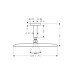 Верхний душ Hansgrohe Raindance E 360 Air 1jet 27381000