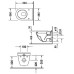 Плитка керамогранит Унитаз подвесной Duravit Starck 3 42000900A1 с крышкой Soft Close для пола