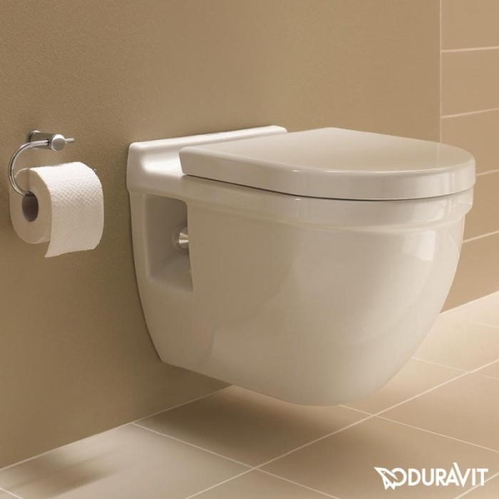 Плитка керамогранит Унитаз подвесной Duravit Starck 3 42000900A1 с крышкой Soft Close для пола