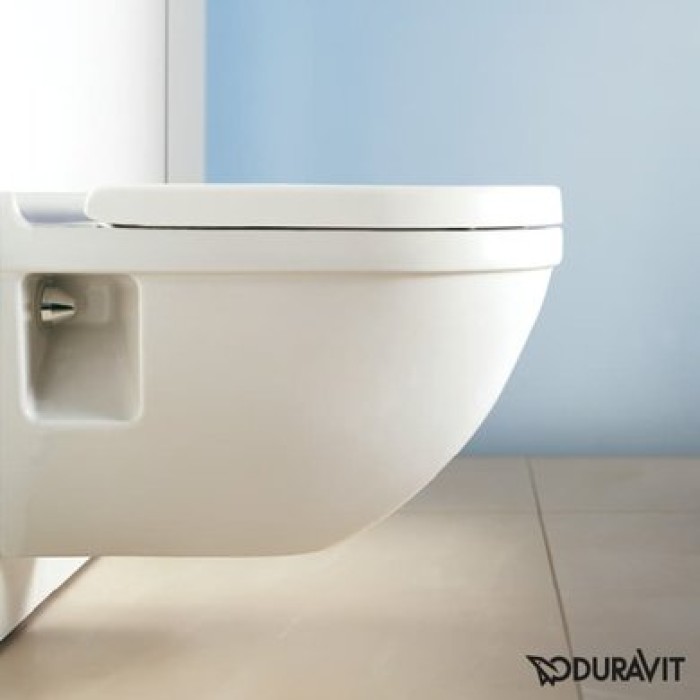 Плитка керамогранит Унитаз подвесной Duravit Starck 3 42000900A1 с крышкой Soft Close для пола