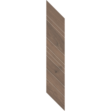 Декор Wildland Dark Chevron лівий 14,8x88,8 код 7833 Ceramika Paradyz