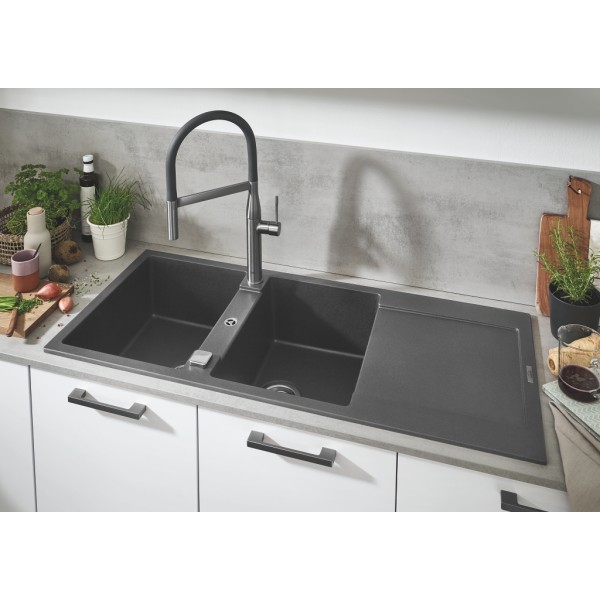 Мойдка для кухни Grohe 1160х500 мм, Granite Grey (31647AT0)