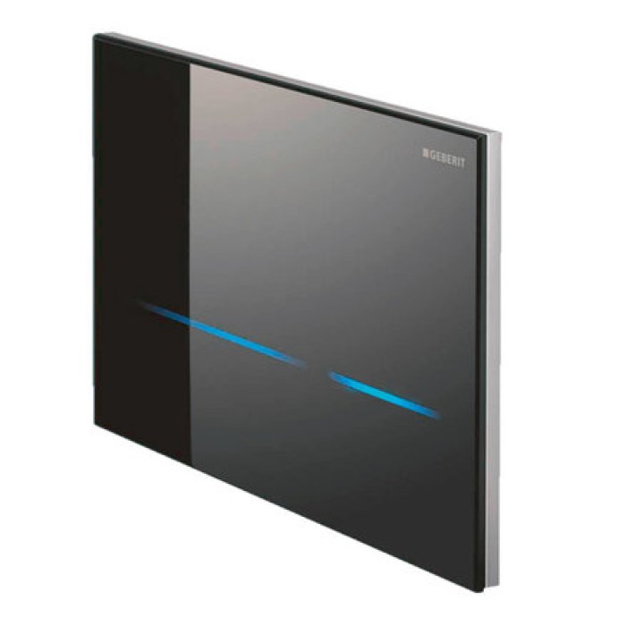 Клавиша бесконтактного смыва Geberit Sigma80, стекло черное 116.090.SG.1