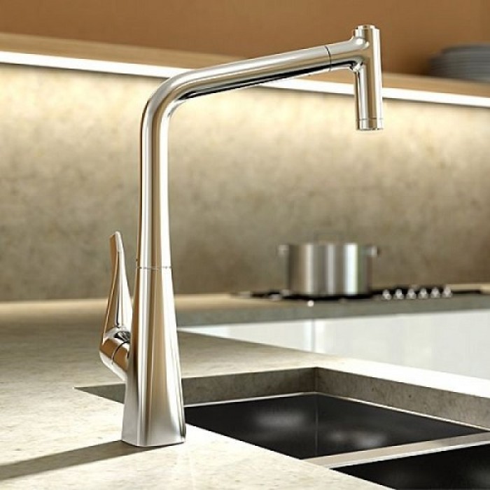 Смеситель для кухни Hansgrohe Metris Select 320 14884800 Смеситель для кухни Hansgrohe Metris Select 320 14884800