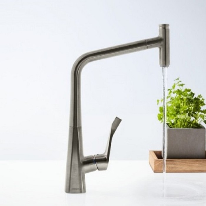 Смеситель для кухни Hansgrohe Metris Select 320 14884800 Смеситель для кухни Hansgrohe Metris Select 320 14884800