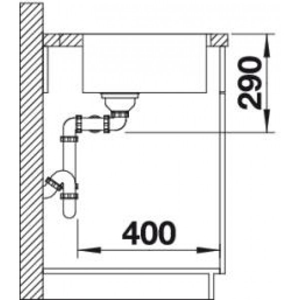 Мойка для кухни Blanco Andano 340/340-IF/A  525248